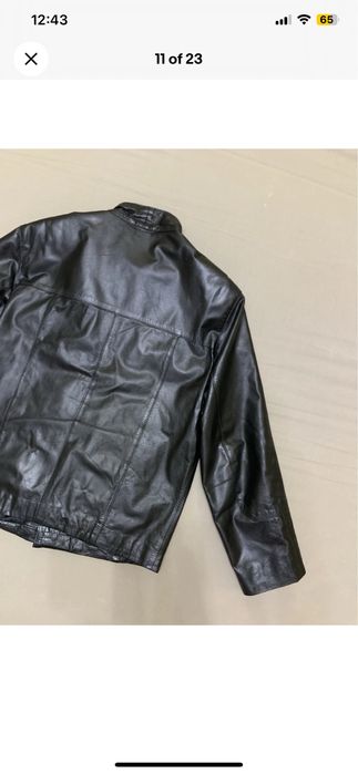 Чоловіча шкіряна куртка Diesel, розмір M