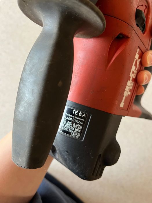 Młotowiertarka HILTI TE 6A akumulatorowa mobilna wiertarka do remontu