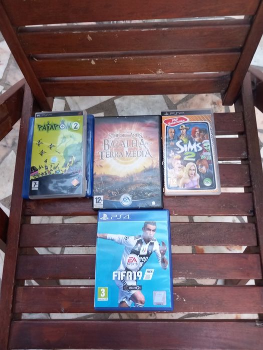 5 Jogos PSP/ 1 Ps4 /1 Ps3 /1 PC