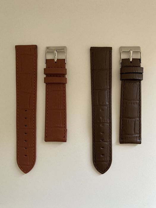 Braceletes em Pele para Relógios | Várias Cores Disponíveis