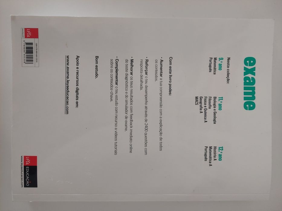 Livro de apoio Exame Matemática A