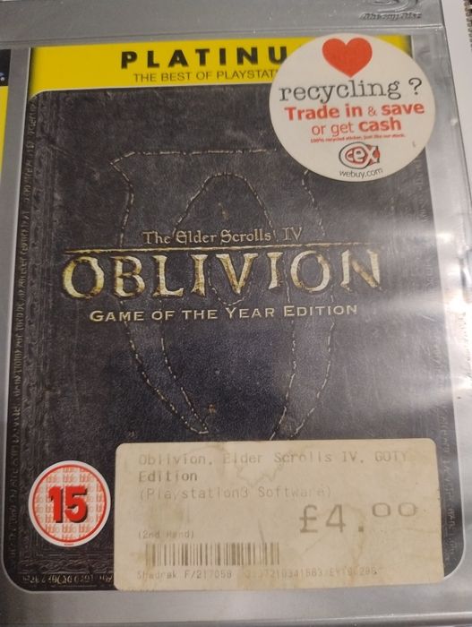 Oblivion The Elder Scrolls 4  PS3