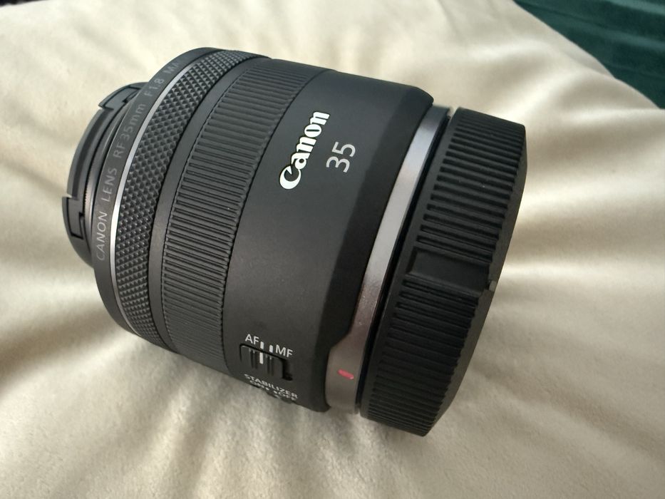 Canon rf 35mm 1.8 como novo