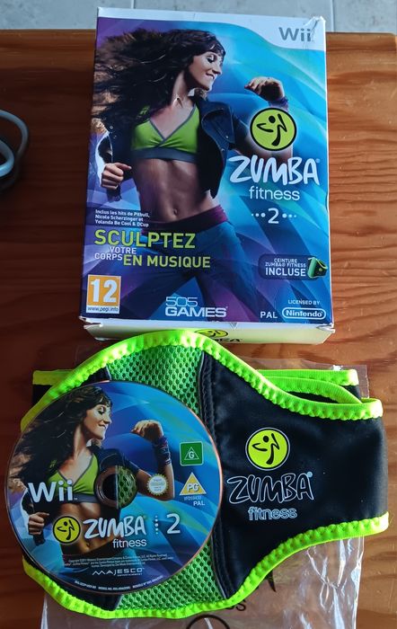 Conjunto Zumba Fitness 2 Nintendo Wii
