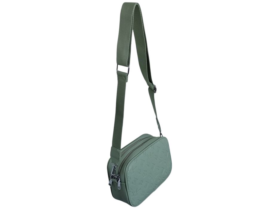 Torebka Damska Listonoszka Na Ramię Zielona Miejska