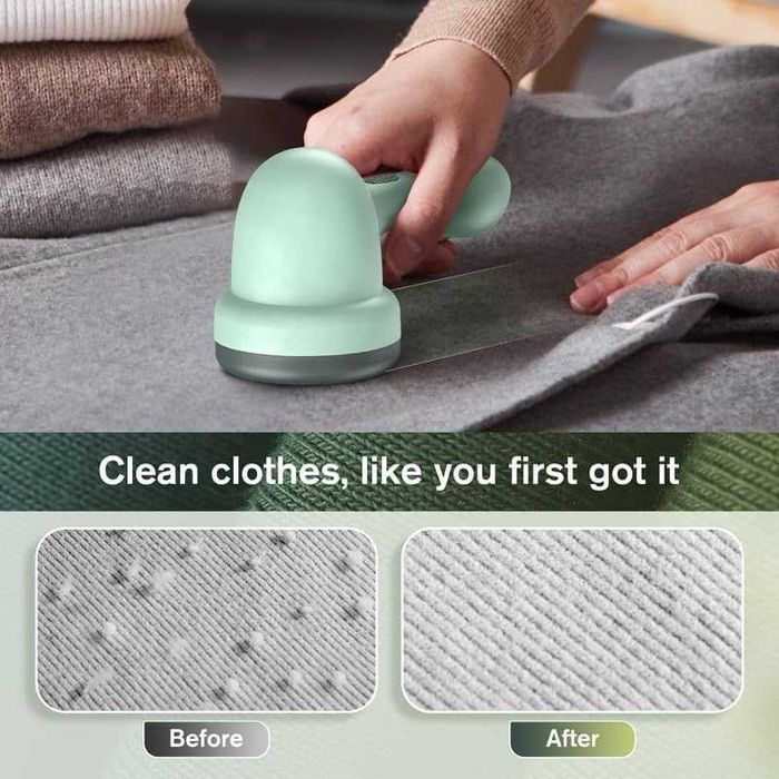 Bubbacare Elektryczna Golarka do Ubrań do usuwania kłaczków