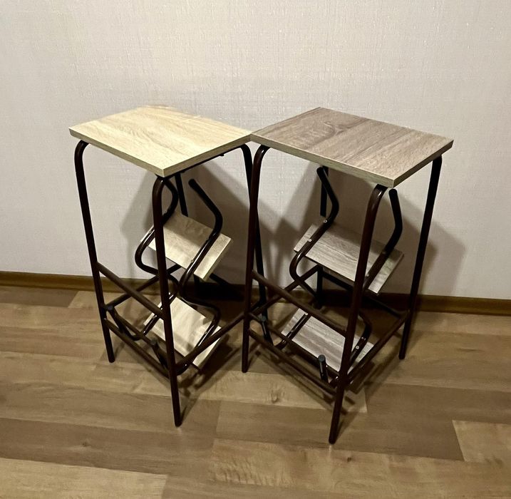 Стул стремянка. Стілець драбина. Табурет драбина. Табурет барний.