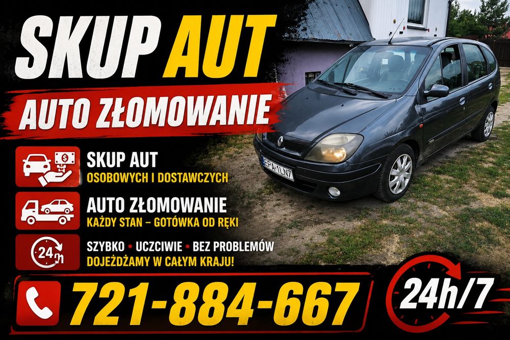 Renault scenic skup aut autozłomowanie