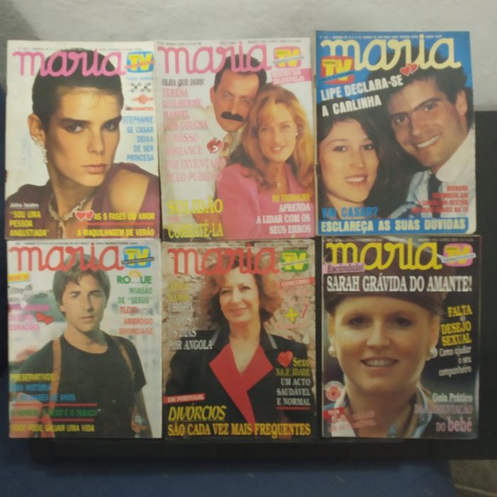 42 revistas MARIA, anos 80 (ll)