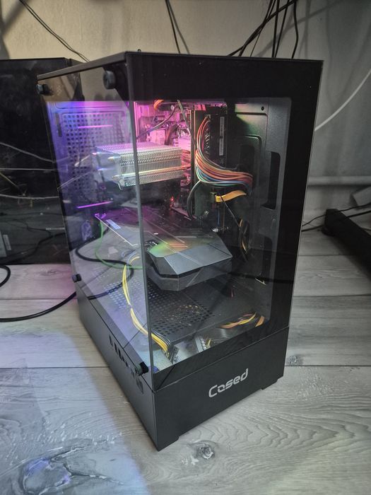 Komputer Gamingowy RTX 2060 Akwarium Nowy I5 7600 1TB HDD 12