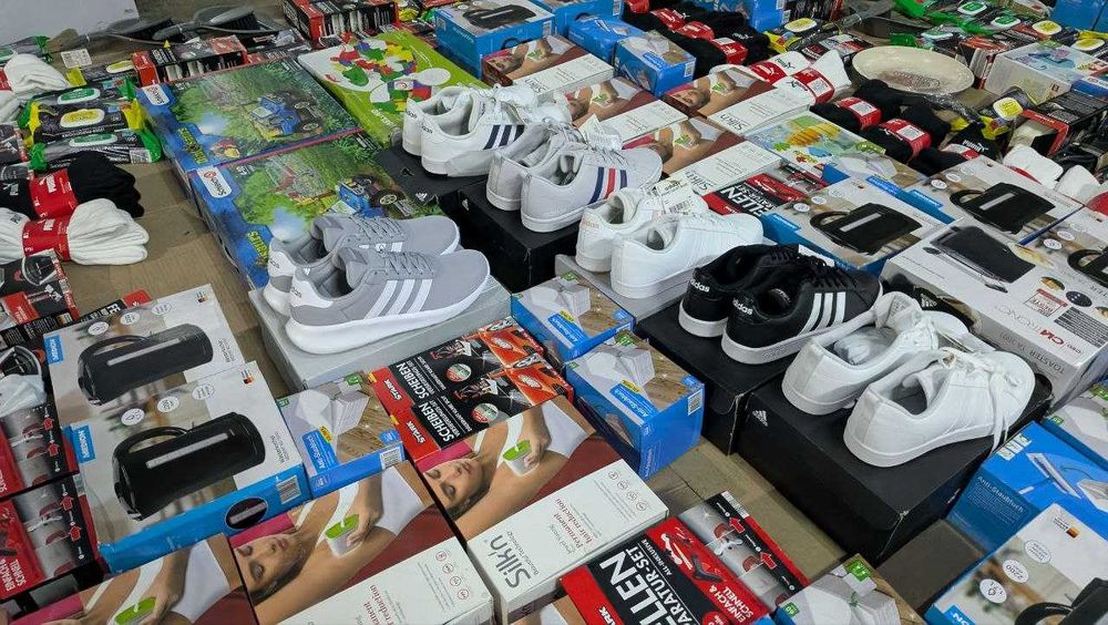 Палета з мікс товарами для кухні, саду та побуту на вагу! 126 кг