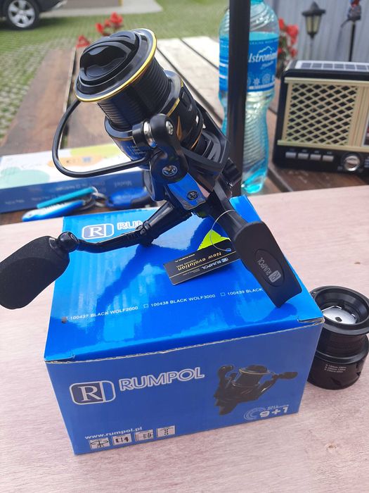Kołowrotek Black Wolf 2000 z przednim hamulcem .