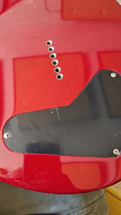 PRS Gitara elektryczna barytonowa SE 277, szkarłatna czerwień