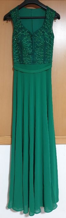 Vestido de cerimónia verde