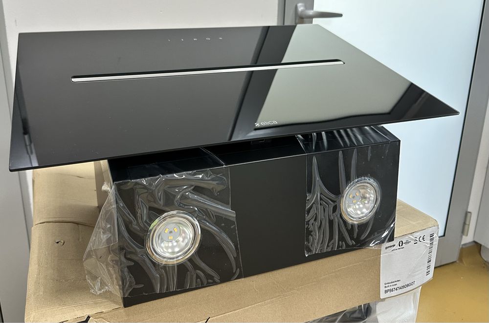 Elica SHY-S czarny okap 60cm NOWY