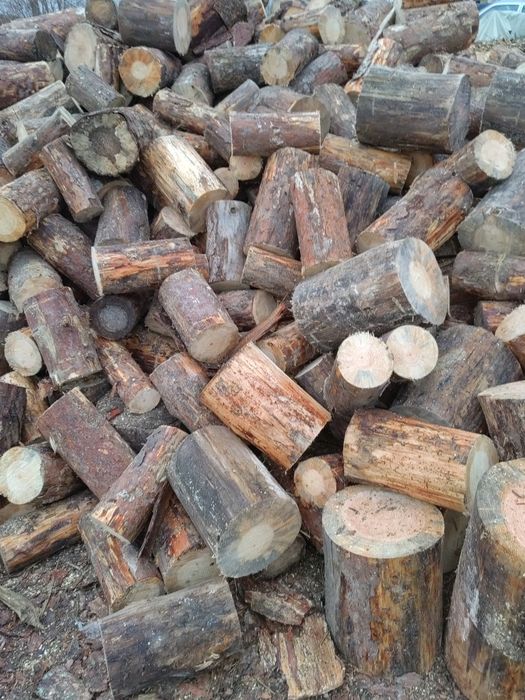 Drewno opałowe sosna walki cięte łupane