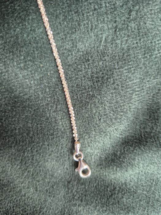 Srebrna łańcuszkowa bransoletka