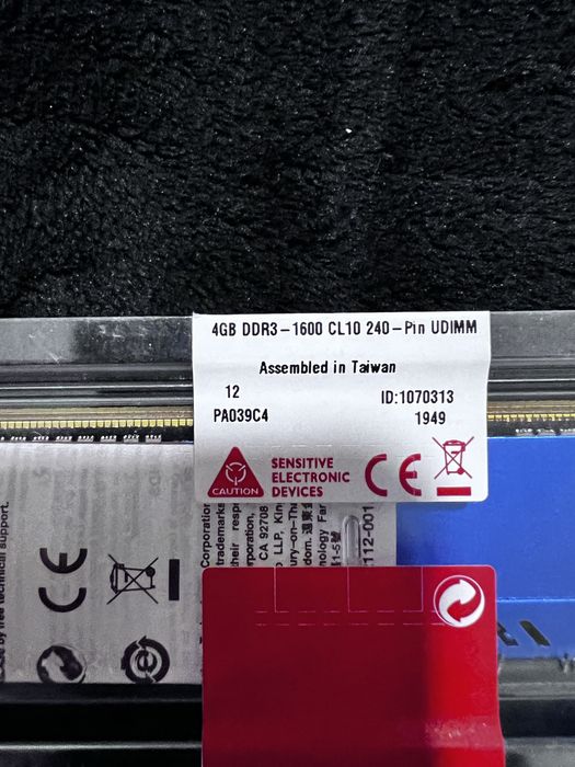 HyperX Fury 4GB DDR3 1600Mhz CL10 RAM Memory64284549353857122