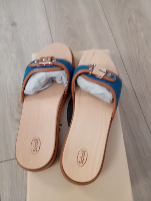 Klapki drewniaki Scholl Pescura Iconic
