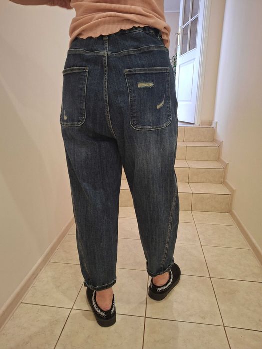 Spodnie jeansowe baloon M/L
