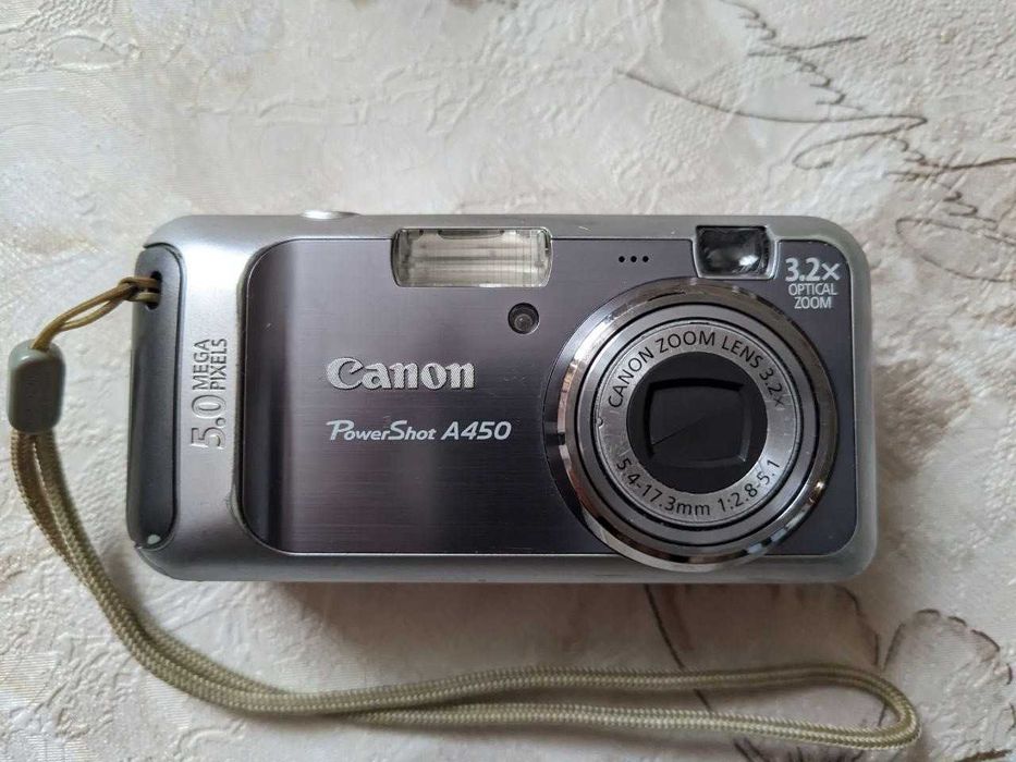 Винтажный цифровой фотоаппарат Canon PowerShot A450