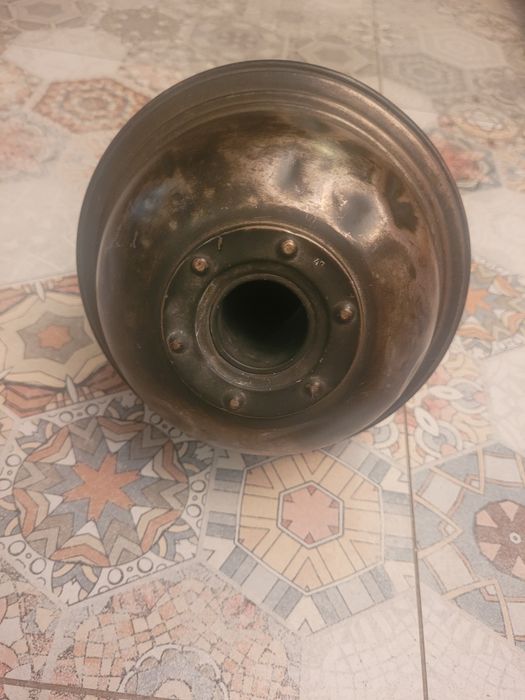 Stara miedziana lampa naftowa EHRICH & GRAETZ