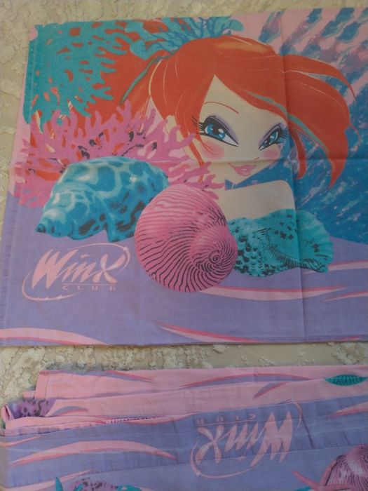 Постельное WinX,односпальное.