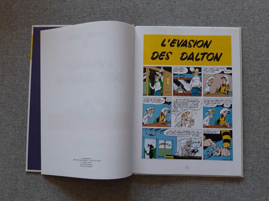 BD Lucky Luke "L'évasion des dalton"