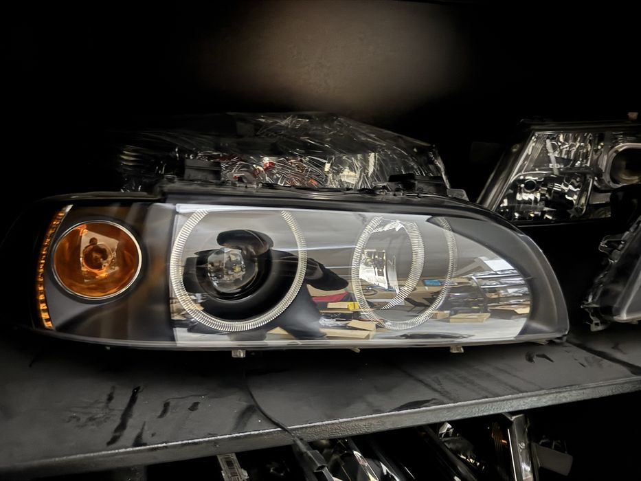 Bmw e39 bi led polift reflektory przód lift lampy przednie xenon h7