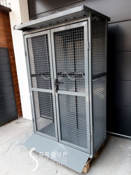 Klatka BOX Wiata na butle gazu technicznego na 4 butle