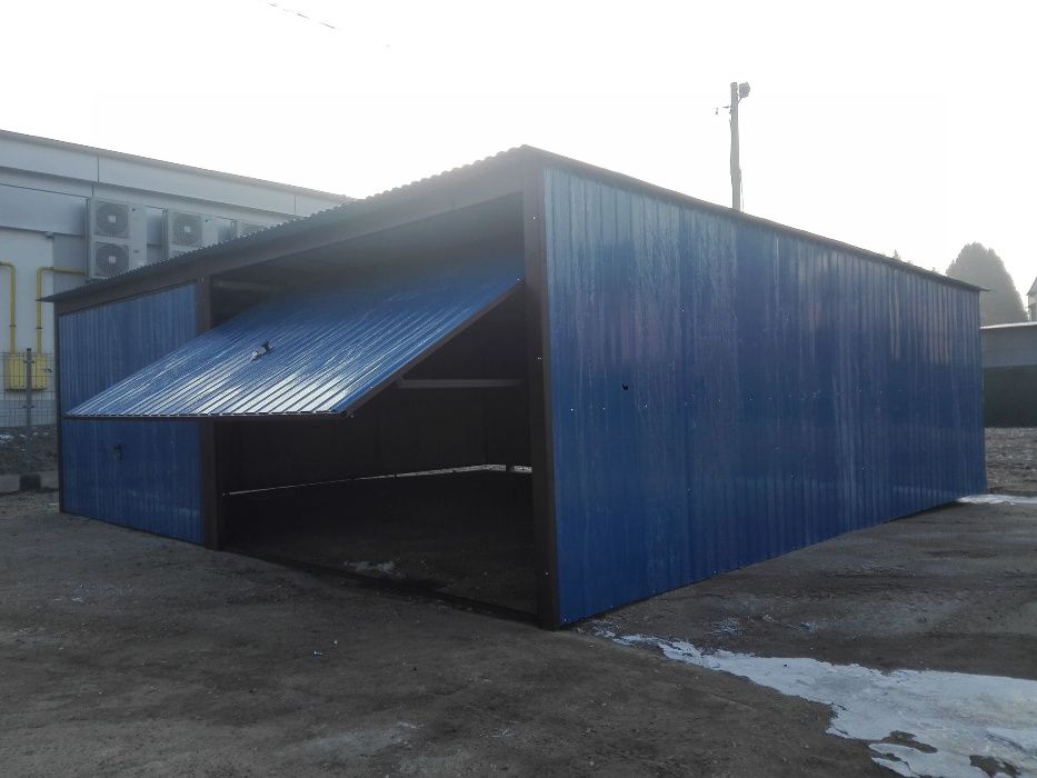 garaż 3x5, garaże na budowę, garaże drewnopodobne, wzmocnione, profil