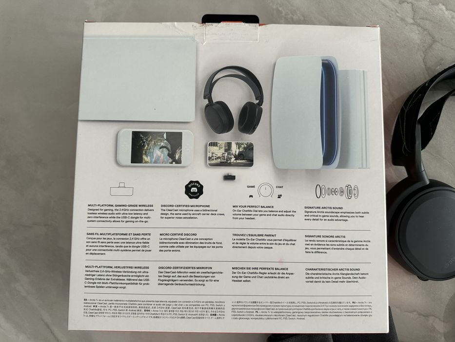 Headset steelseries arctis 7 plus