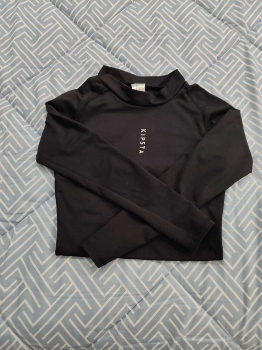 Camisola térmica preta 8-9 anos