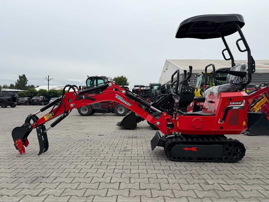 Nowość Minikoparka KINGWAY JOKER 700 kg full opcja