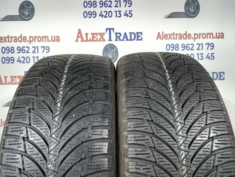 2 шт. 215/55 R16 Nexen WinGuard Snow G WH2 зимові шини б/у, протектор 6 мм