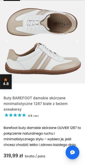 Nowe buty typu barefoot