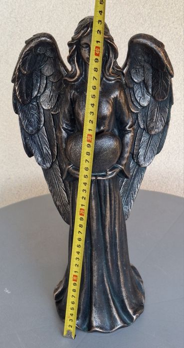 Duzy aniol na cmentarz 42cm prezent dekiracja
