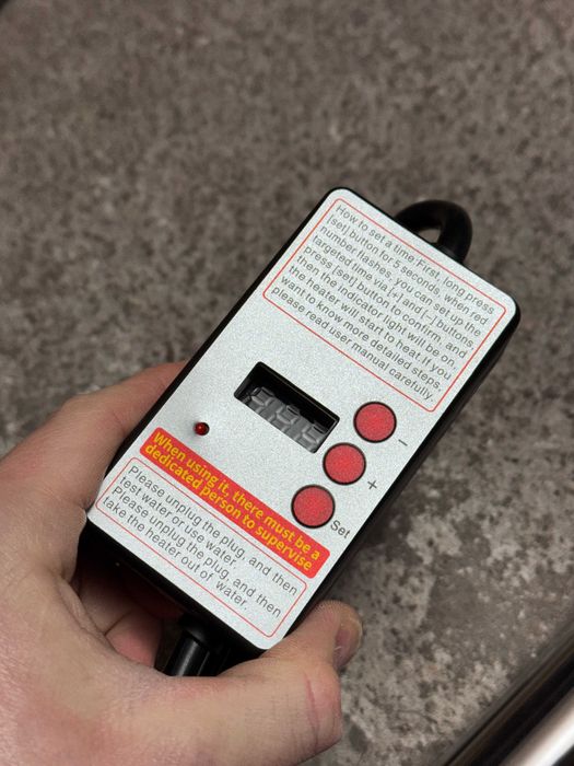 Grzałka do wody basenu 2500W Szybkie grzanie + Timer