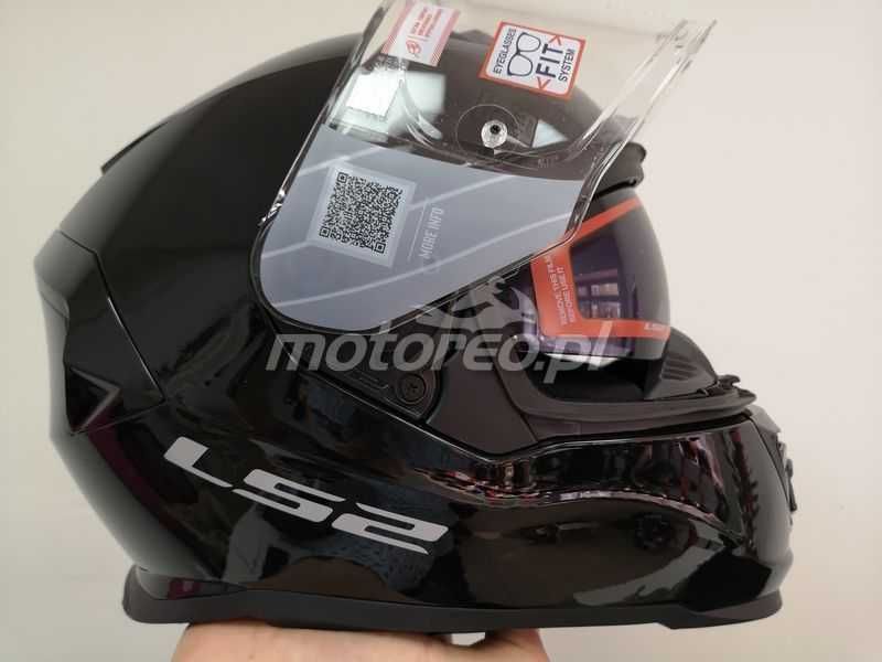 HIT! Kask z Blendą i Pinlockiem LS2 FF800 Storm 2 Czarny Połysk