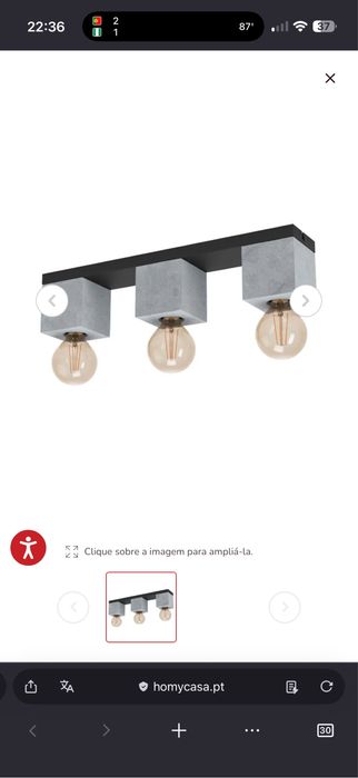 Candeeiro de Teto Suspenso E27 "PRESTWICK 3".