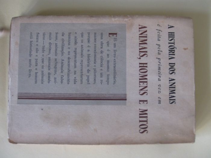 Animais, Homens e Mitos de Richard Lewinsohn