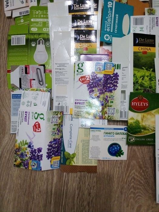 Пустые коробки для разных нужд 100 шт.