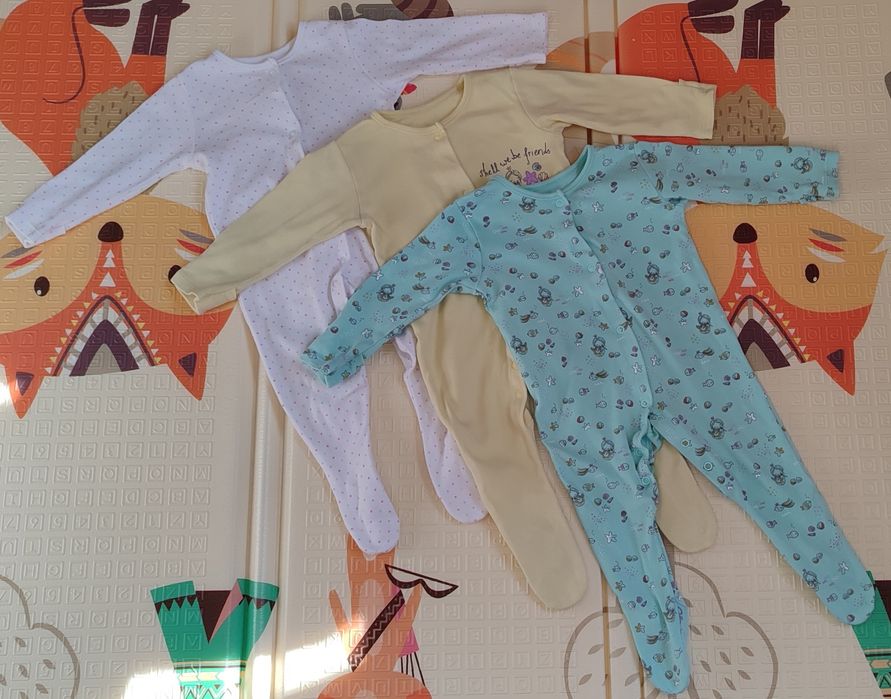 Набір чоловічки сліпи George 6-9 міс 68-74