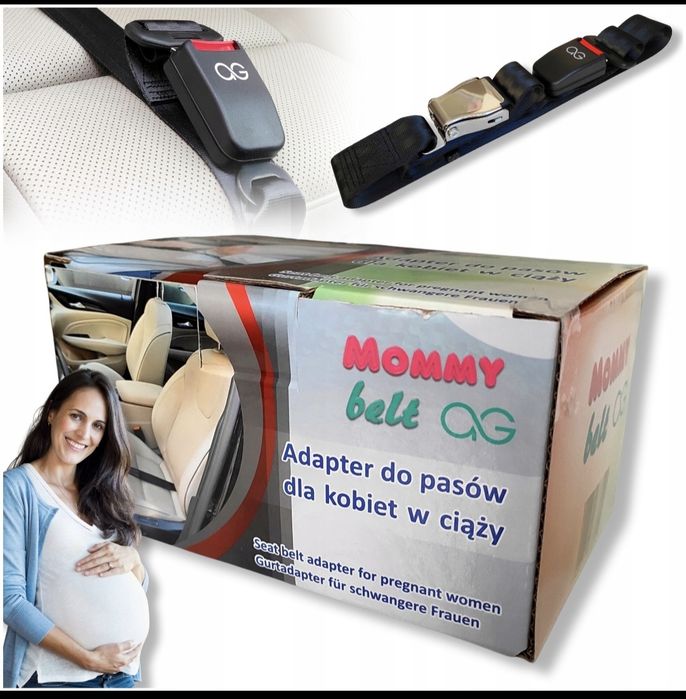 Adapter do pasów dla kobiet w ciąży Mommy Belt AG. 2 sztuki.