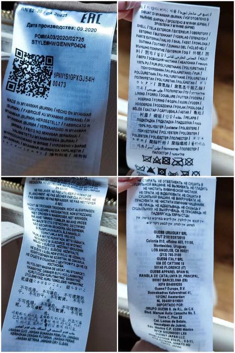 Guess torba Genevieve shopper bag shopperka torebka biała saffiano