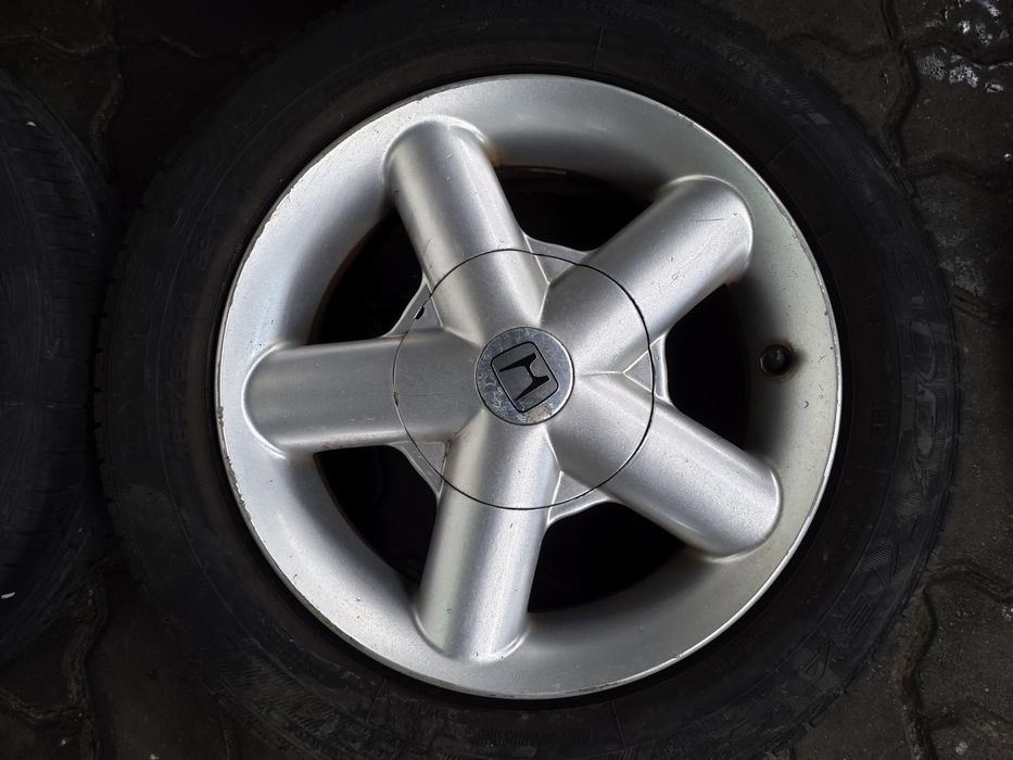 Jantes Honda R14 Com Pneus 185/60 Furação 4X100