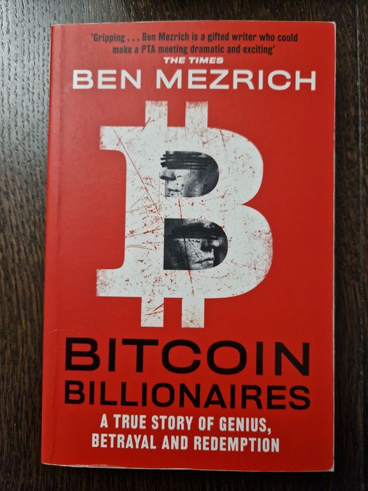 Książka Bitcoin Billionaires Ben Mezrich English