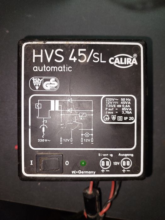 караван перетворювач напруги автоматичний блок живлення Calira HVS 45/