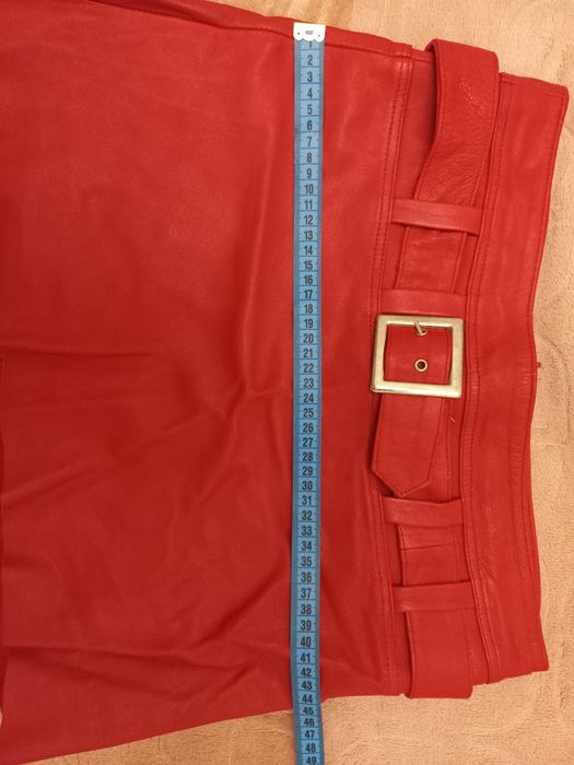 Юбка натуральная кожа б/у в отличном состоянии