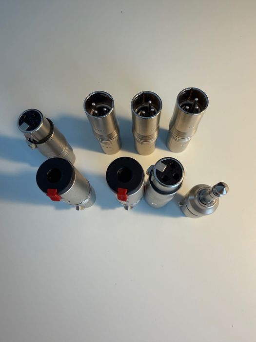 Adaptery Neutrik XLR różne modele całość